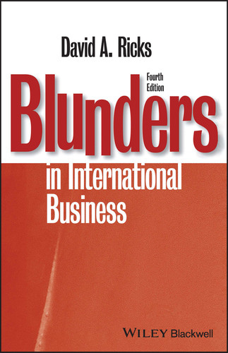 Blunders in International Business book cover by David A. Ricks