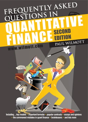 Frequently Asked Questions in Quantitative Finance book cover by Paul Wilmott