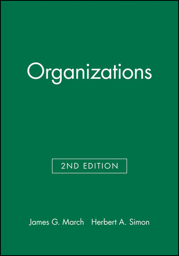 Organizations book cover by James G. March, Herbert A. Simon