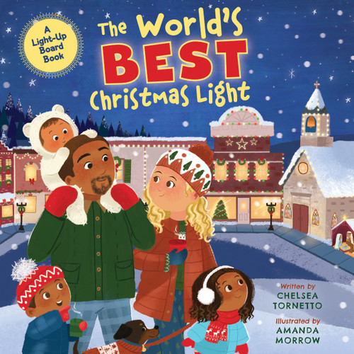 The World's Best Christmas Light: A Light-Up Board Book book cover by Chelsea Tornetto