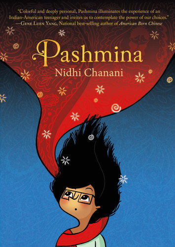 Pashmina: A Graphic Novel book cover by Nidhi Chanani