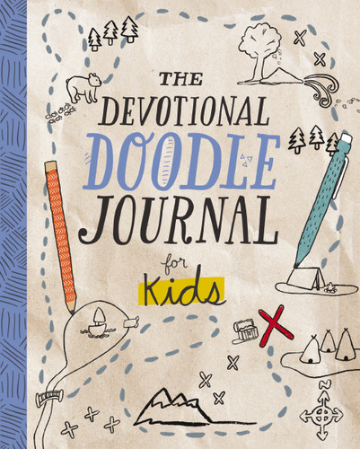 The Devotional Doodle Journal for Kids book cover by Dayspring