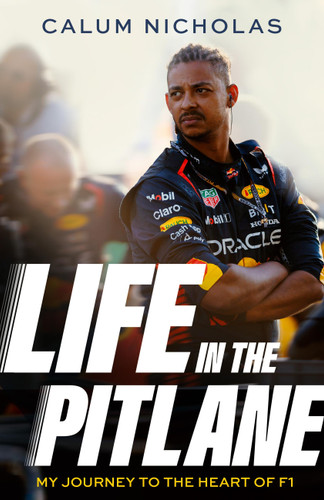 Life in the Pitlane book cover by Calum Nicholas