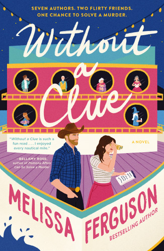 Without a Clue: A Rom-Com, Cozy Mystery Book about Books book cover by Melissa Ferguson