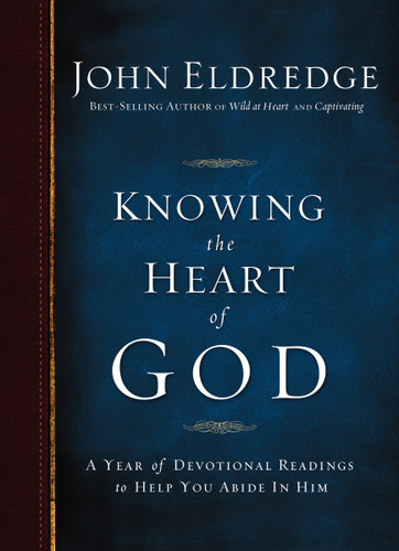 Knowing the Heart of God: A Year of Devotional Readings to Help You Abide in Him book cover by John Eldredge