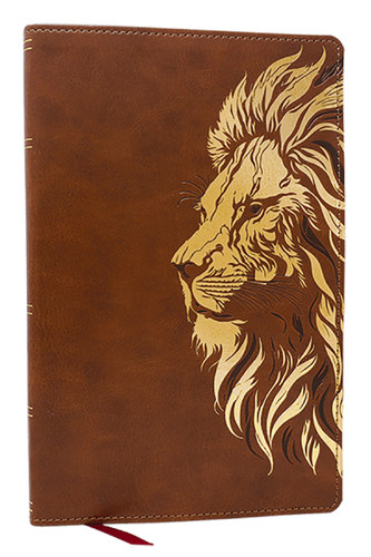 NKJV, Personal Size New Testament, Tan Leathersoft, Red Letter, Comfort Print book cover by 