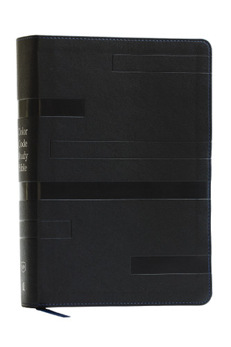 Color Code Study Bible, Revealing God's Truth Color by Color (KJV, Black Leathersoft, Red Letter, Thumb Indexed) book cover by Zondervan
