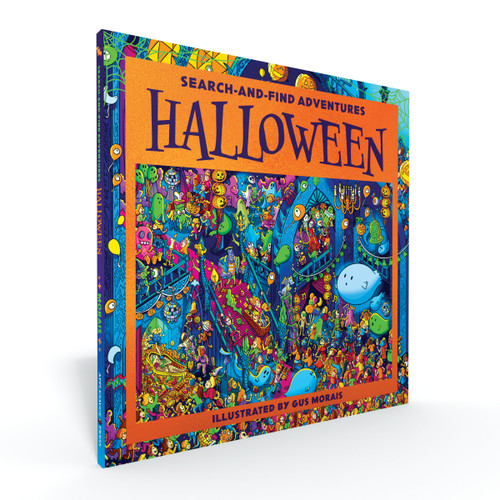 Halloween Search-and-Find Adventures: A Hunt Full of Tricks and Treats book cover by Gus Morais