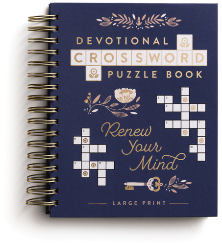 Renew Your Mind: Devotional Crossword Puzzle Book (36 Daily Devotions with Inspiring Activities to Refresh Your Soul) – The Perfect Gift for Christian Women (Faith Inspired Creativity) book cover by Dayspring