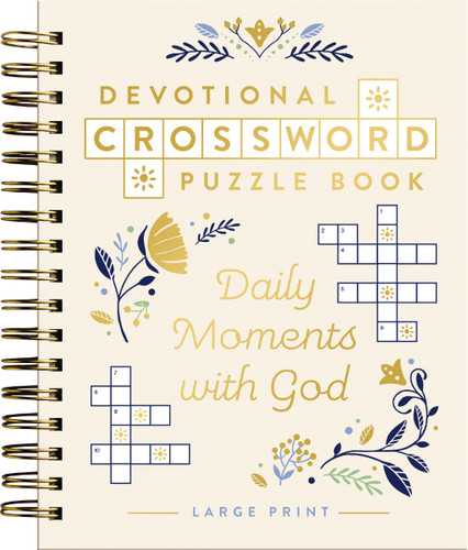 Daily Moments with God: Devotional Crossword Puzzle Book (36 Daily Devotions with Inspiring Activities to Enjoy God's Presence) – The Perfect Gift for Christian Women (Faith Inspired Creativity) book cover by Dayspring