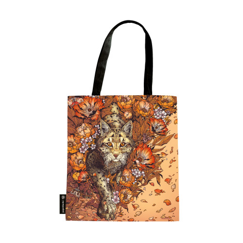 Lynx Rising Canvas Bag by Paperblanks (Erica Williams Art) book cover by 