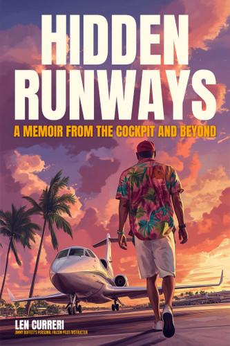 Hidden Runways: A Memoir From the Cockpit and Beyond book cover by Len Curreri