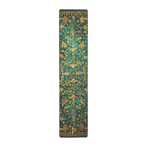 Emerald Flower Bookmark, Marsh's Library by Paperblanks (Nature's Grace) book cover by 