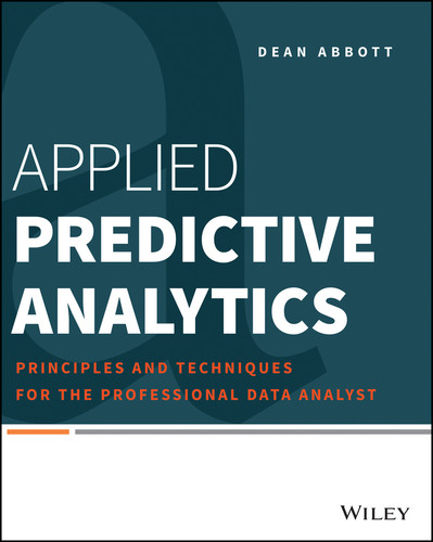 Applied Predictive Analytics: Principles and Techniques for the Professional Data Analyst book cover by Dean Abbott
