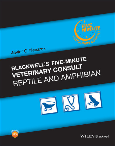 Blackwell's Five-Minute Veterinary Consult: Reptile and Amphibian (Blackwell's Five-Minute Veterinary Consult) book cover by Javier G. Nevarez