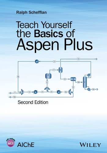 Teach Yourself the Basics of Aspen Plus book cover by Ralph Schefflan