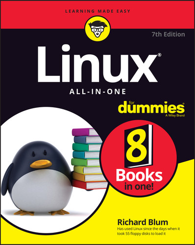 Linux All-In-One For Dummies book cover by Richard Blum