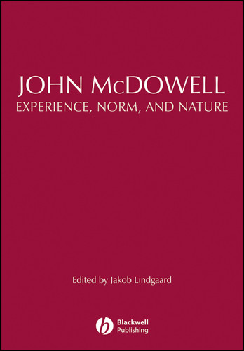 John McDowell: Experience, Norm, and Nature book cover by Jakob Lindgaard