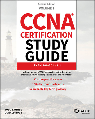 CCNA Certification Study Guide Volume 1: Exam 200-301 v1.1 (Sybex Study Guide) book cover by Todd Lammle, Donald Robb
