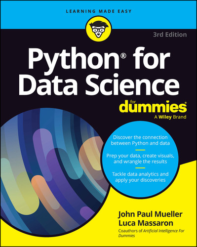 Python for Data Science For Dummies book cover by John Paul Mueller, Luca Massaron