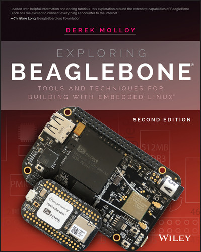 Exploring BeagleBone: Tools and Techniques for Building with Embedded Linux book cover by Derek Molloy