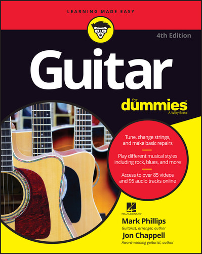 Guitar For Dummies book cover by Mark Phillips, Jon Chappell, Hal Leonard Corporation