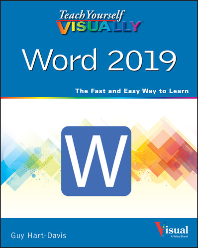 Teach Yourself VISUALLY Word 2019 (Teach Yourself VISUALLY (Tech)) book cover by Guy Hart-Davis