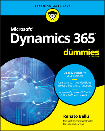 Microsoft Dynamics 365 For Dummies book cover by Renato Bellu
