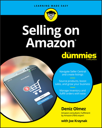 Selling on Amazon For Dummies book cover by Deniz Olmez, Joseph Kraynak