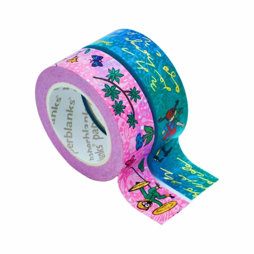 Astrid Lindgren, Pippi Longstocking Washi Tape by Paperblanks (Washi Tape Mixed Pack) book cover by 
