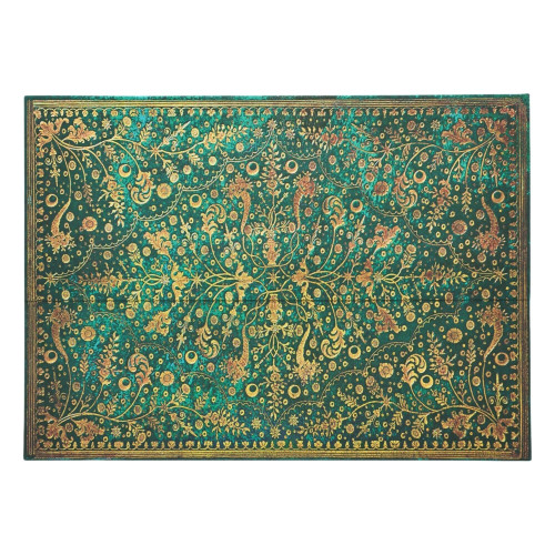 Emerald Flower Document Folder, Marsh's Library by Paperblanks (Nature's Grace) book cover by 