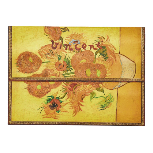 Van Gogh, Sunflowers Document Folder, The Van Gogh Museum Collection by Paperblanks (Embellished Manuscripts Collection) (Embellished Manuscripts Collection) book cover by 