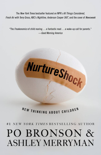 NurtureShock: New Thinking About Children book cover by Ashley Merryman, Po Bronson
