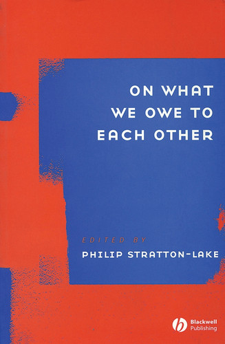 On What We Owe to Each Other (Ratio Special Issues) book cover by 