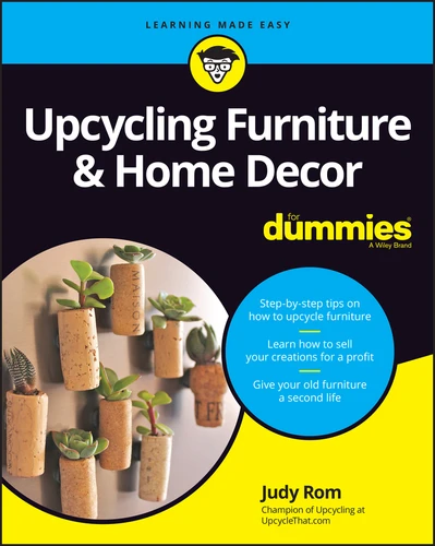 Upcycling Furniture & Home Decor For Dummies book cover by Judy Rom