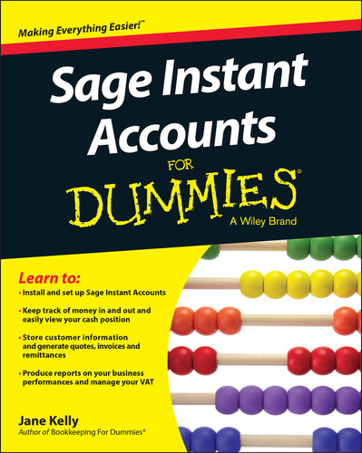 Sage Instant Accounts For Dummies book cover by Jane E. Kelly