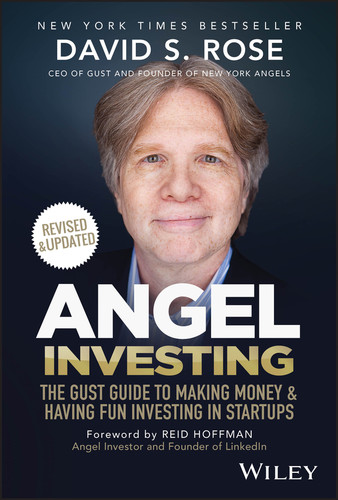 Angel Investing: The Gust Guide to Making Money and Having Fun Investing in Startups book cover by David S. Rose
