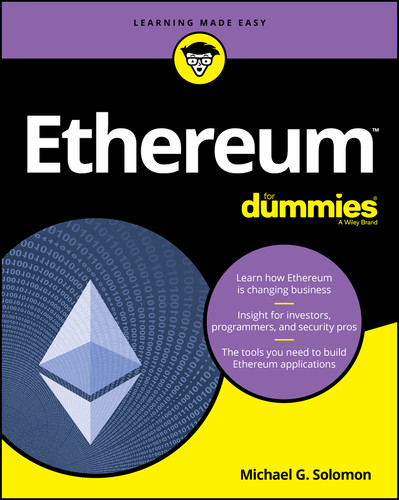 Ethereum For Dummies book cover by Michael G. Solomon