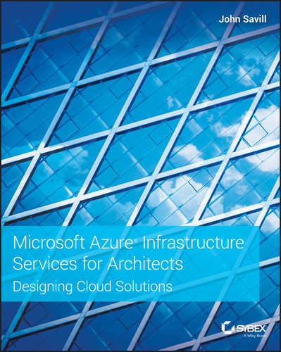 Microsoft Azure Infrastructure Services for Architects: Designing Cloud Solutions book cover by John Savill