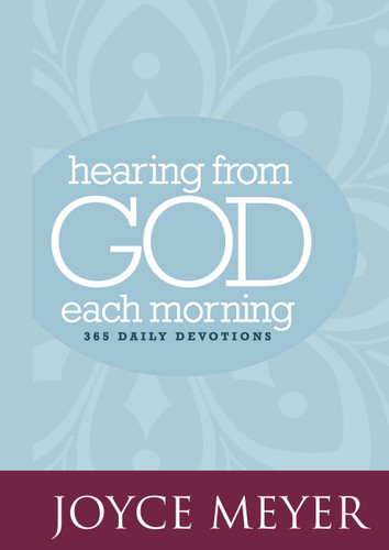 Hearing from God Each Morning: 365 Daily Devotions book cover by Joyce Meyer