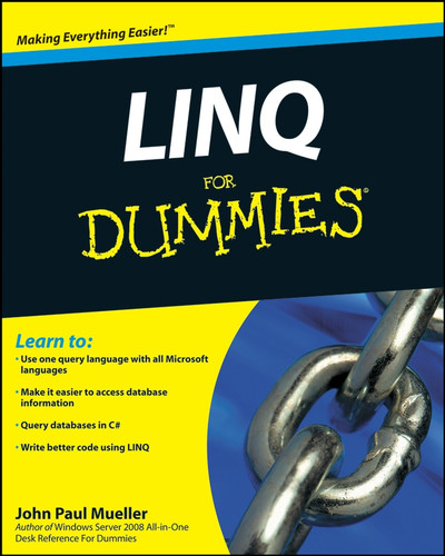 LINQ For Dummies book cover by John Paul Mueller