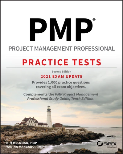 PMP Project Management Professional Practice Tests: 2021 Exam Update book cover by Kim Heldman, Vanina Mangano