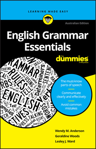English Grammar Essentials For Dummies book cover by Wendy M. Anderson, Geraldine Woods, Lesley J. Ward