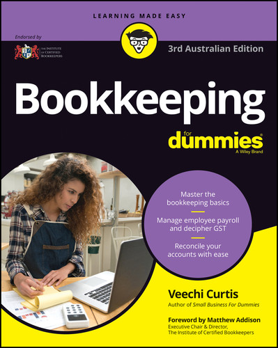 Bookkeeping For Dummies - Australia book cover by Veechi Curtis
