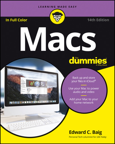 Macs For Dummies book cover by Edward C. Baig