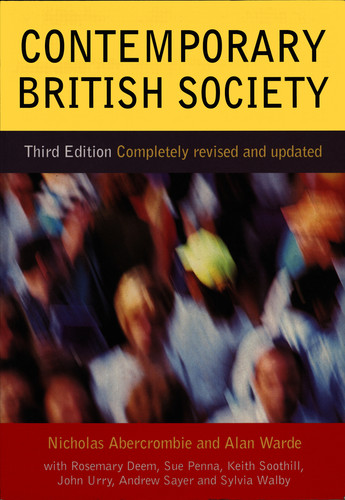 Contemporary British Society book cover by Nicholas Abercrombie, Alan Warde