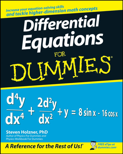 Differential Equations For Dummies book cover by Steven Holzner