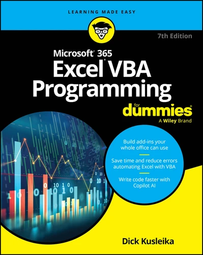 Microsoft 365 Excel VBA Programming For Dummies book cover by Dick Kusleika