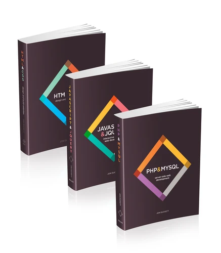 Front-End Back-End Development with HTML, CSS, JavaScript, jQuery, PHP, and MySQL book cover by Jon Duckett