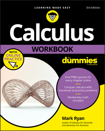 Calculus Workbook For Dummies with Online Practice book cover by Mark Ryan